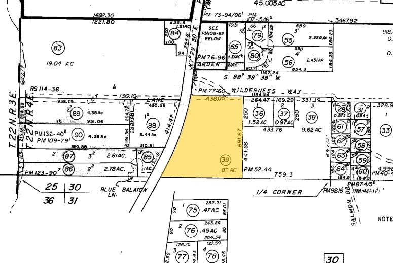 5084 Pentz Rd, Paradise, CA for sale - Plat Map - Image 2 of 2
