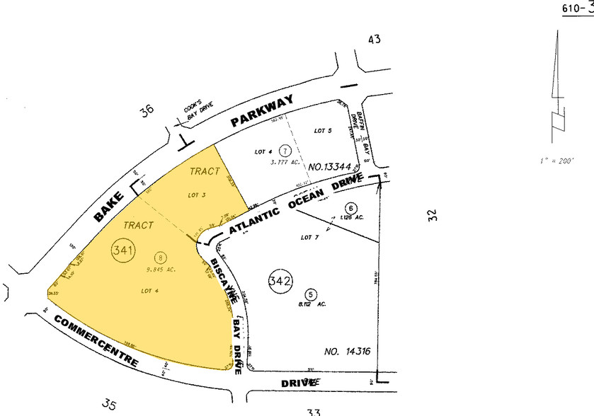 25521 Commercentre Dr, Lake Forest, CA for lease - Plat Map - Image 2 of 2