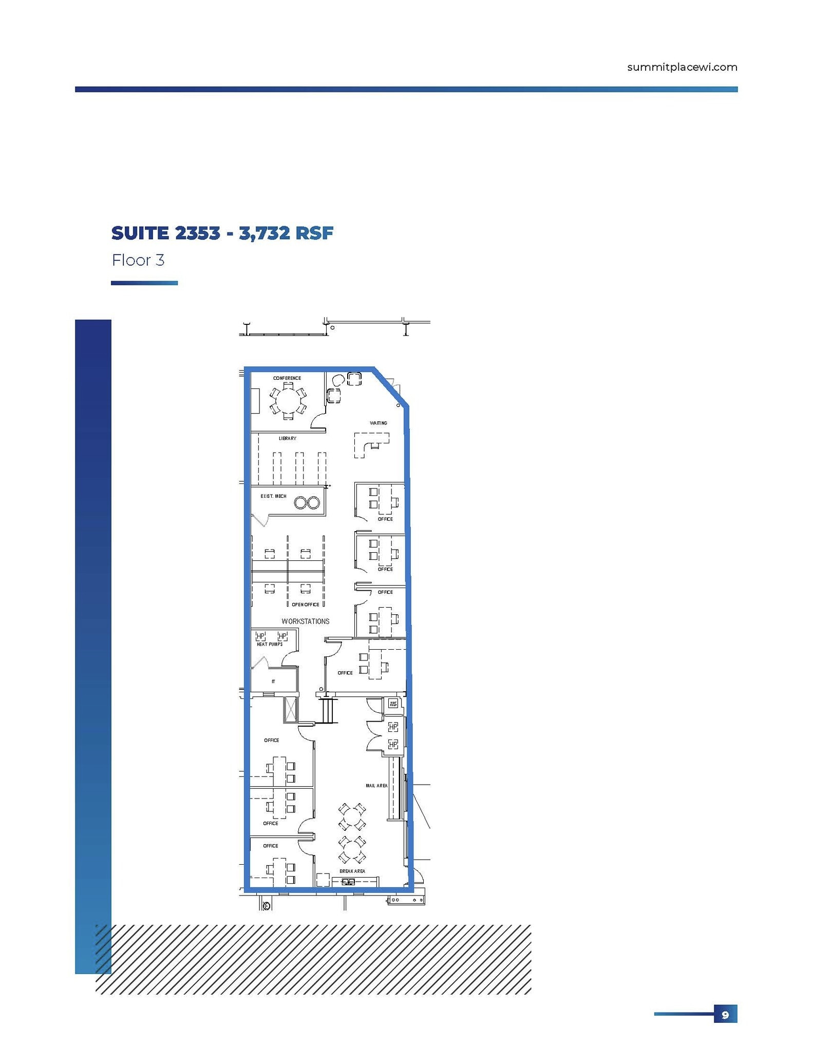 6737 W Washington St, West Allis, WI for lease Floor Plan- Image 1 of 1