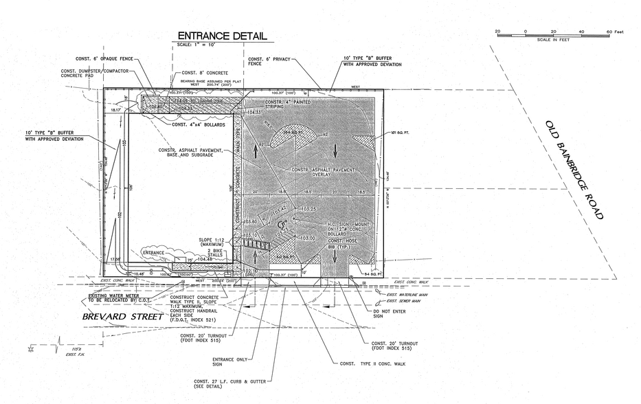 540 W Brevard St, Tallahassee, FL for sale - Plat Map - Image 2 of 5