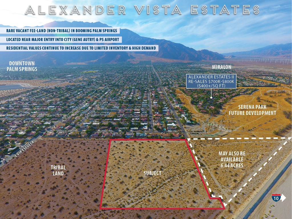 N Whitewater Club Dr, Palm Springs, CA for sale Aerial- Image 1 of 7