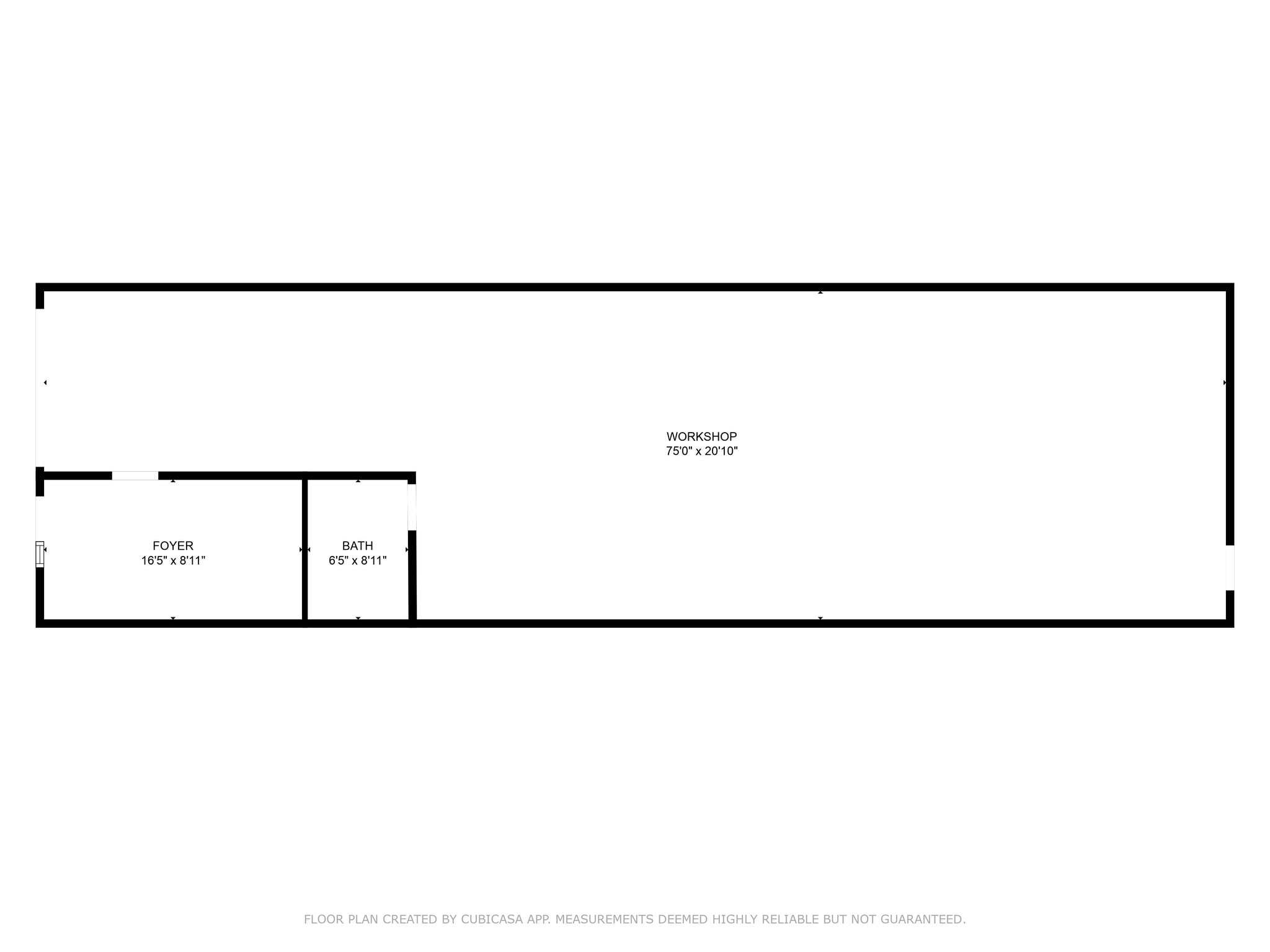 839 SW 19th St, Moore, OK for lease Floor Plan- Image 1 of 2