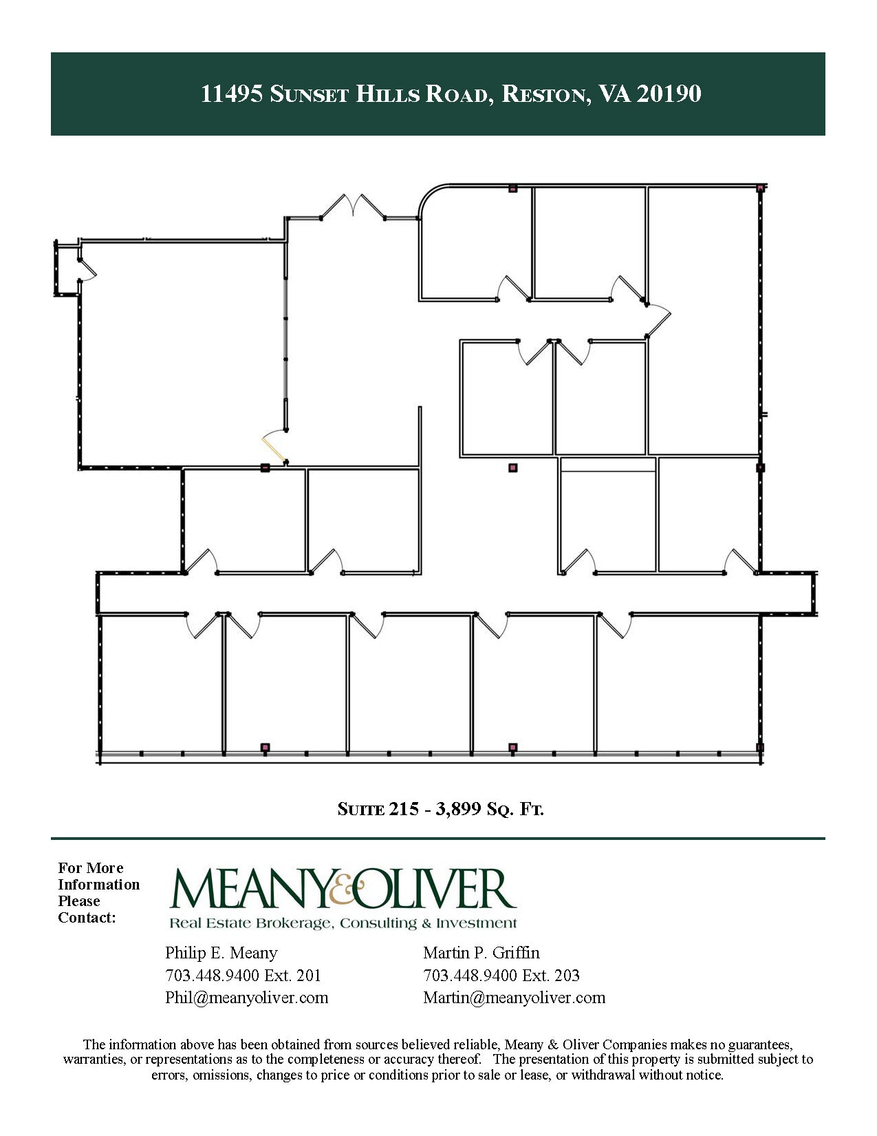 11495 Sunset Hills Rd, Reston, VA for lease Floor Plan- Image 1 of 1