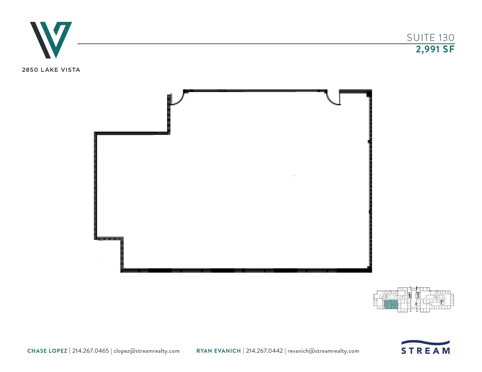 2850 Lake Vista Dr, Lewisville, TX for lease Floor Plan- Image 1 of 1