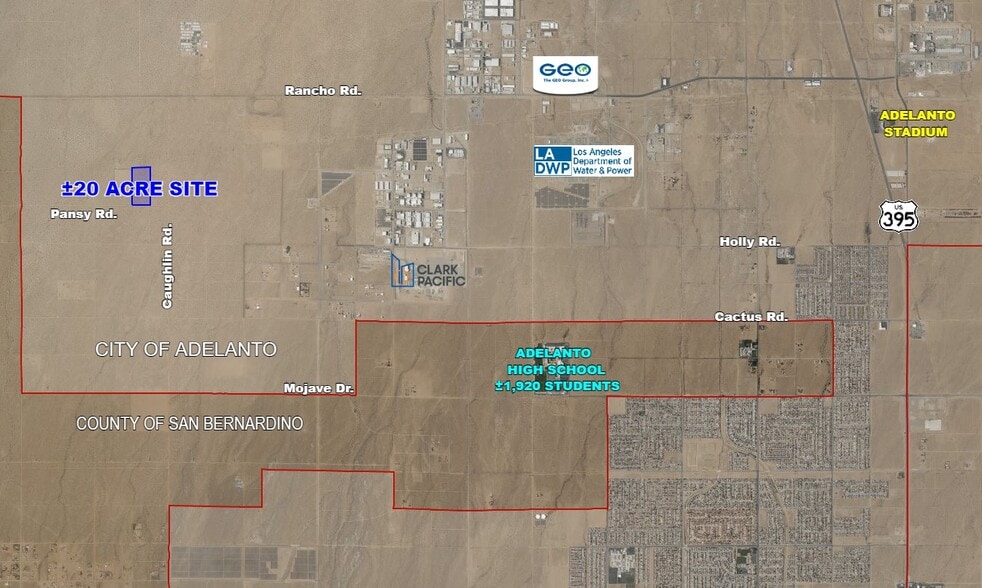 Pansy Rd, Adelanto, CA for sale - Building Photo - Image 1 of 2