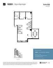 18301 Von Karman Ave, Irvine, CA for lease Floor Plan- Image 1 of 1