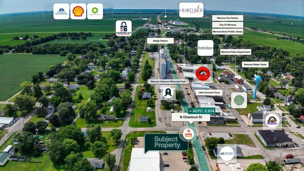 205 N Chestnut St, Wenona, IL for sale - Building Photo - Image 2 of 2