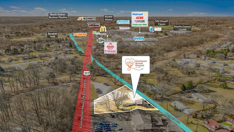 530 Conchester Hwy, Boothwyn, PA for sale - Building Photo - Image 2 of 5