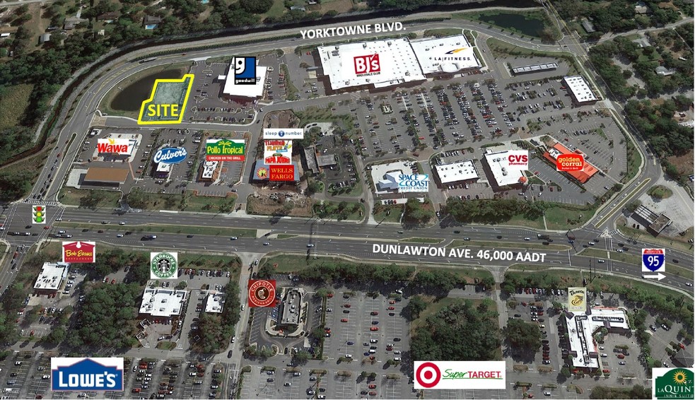 1718 Dunlawton Ave, Port Orange, FL for lease - Aerial - Image 1 of 6