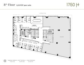 1750 H St NW, Washington, DC for lease Floor Plan- Image 1 of 5