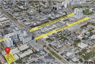 2204 Van Buren St, Hollywood, FL - AERIAL  map view