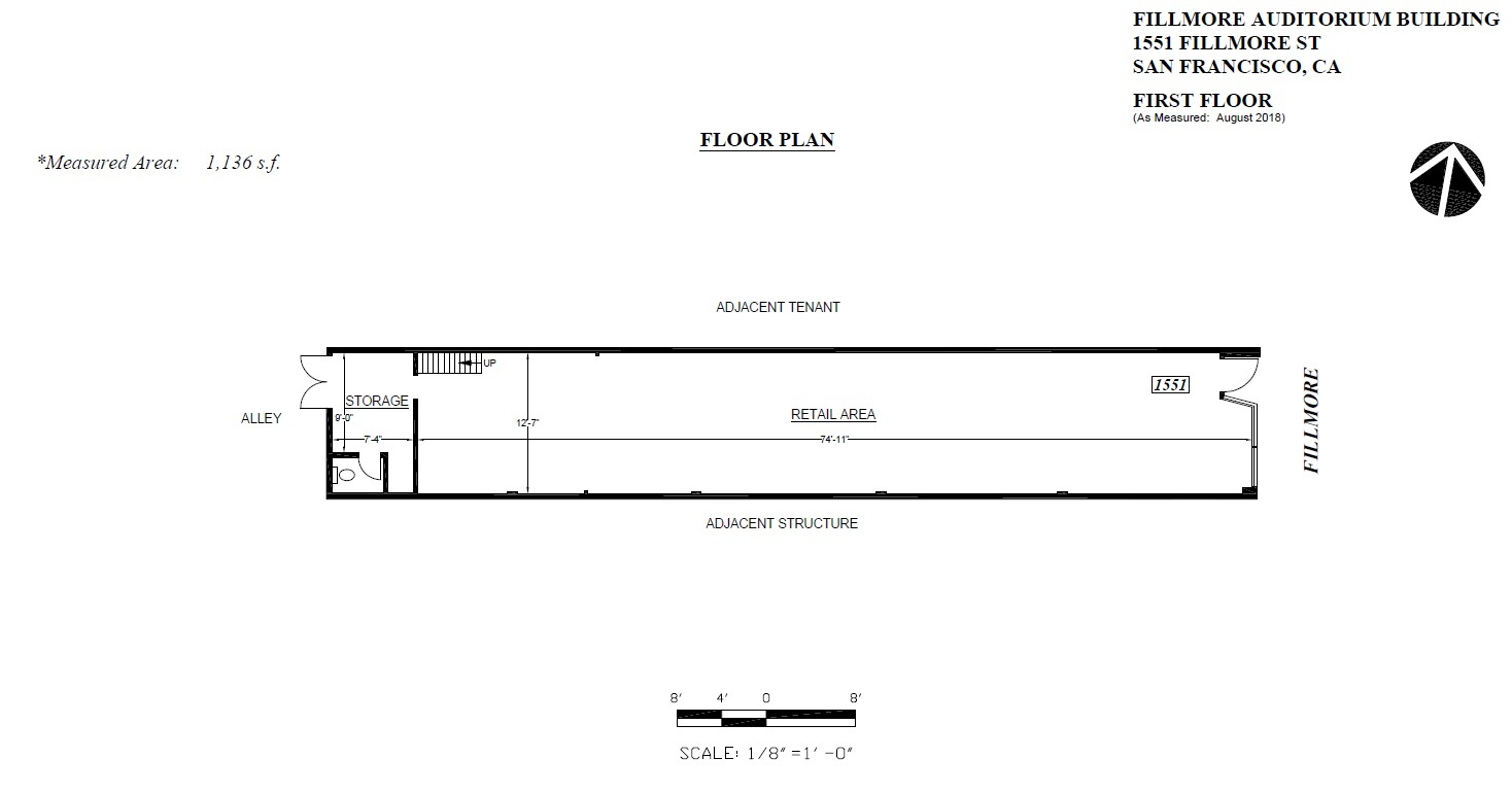 1539-1567 Fillmore St, San Francisco, CA for lease Floor Plan- Image 1 of 1