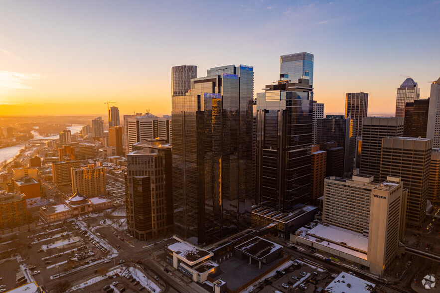 215 2nd St SW, Calgary, AB for lease - Aerial - Image 2 of 5