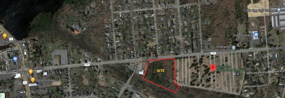 Route 539 Nj Map Route 539 @ North Green St & Railroad Ave, Tuckerton, Nj 08087 | Loopnet