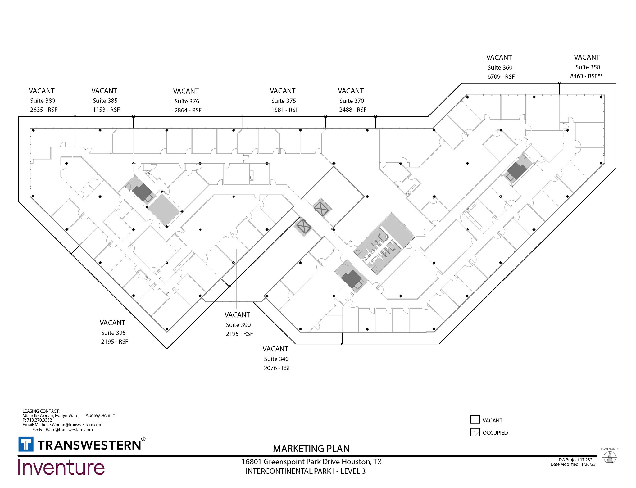 16801 Greenspoint Park, Houston, TX for lease Floor Plan- Image 1 of 1