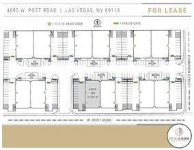 4690 W Post Rd, Las Vegas, NV for lease Site Plan- Image 2 of 4