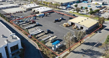 10905 Hemlock Ave, Fontana, CA - Aerial  map view