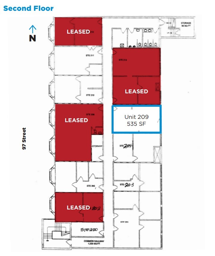 12907-12915 97th St, Edmonton, AB for lease Floor Plan- Image 1 of 1