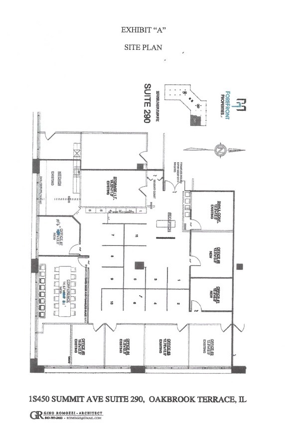 1 S 450 Summit Ave, Oakbrook Terrace, IL for lease Floor Plan- Image 1 of 1