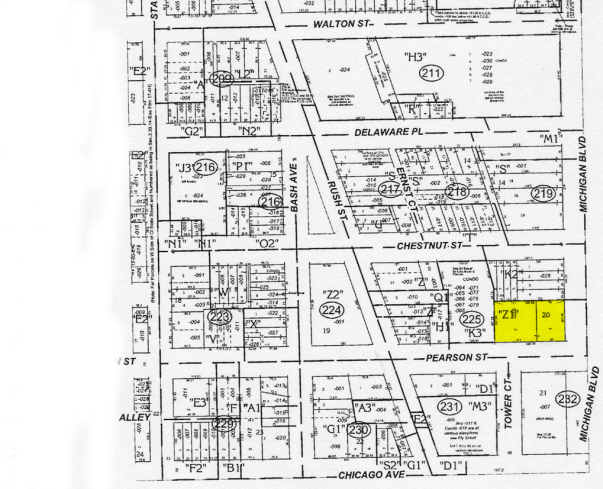 830 N Michigan Ave, Chicago, IL for lease - Plat Map - Image 2 of 5