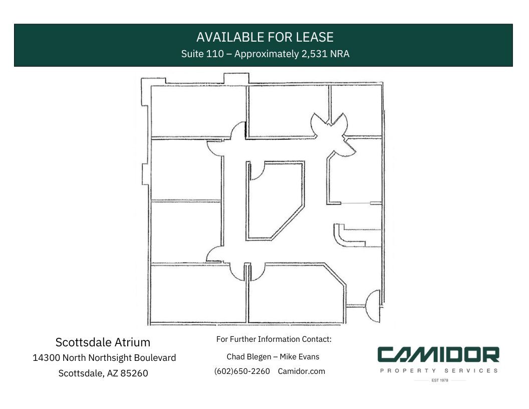 14300 N Northsight Blvd, Scottsdale, AZ for lease Floor Plan- Image 1 of 1