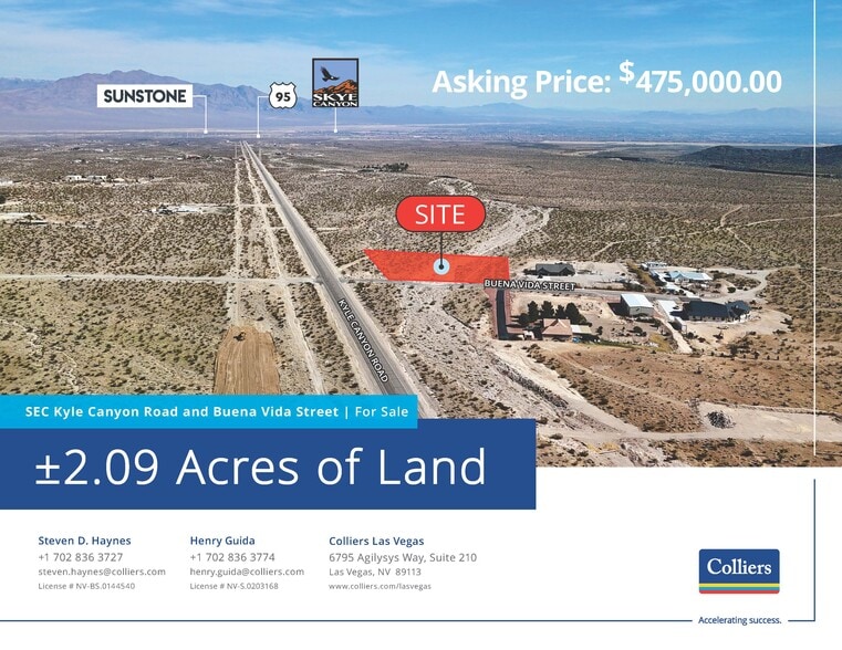 Kyle Canyon Rd, Las Vegas, NV for sale - Building Photo - Image 1 of 3