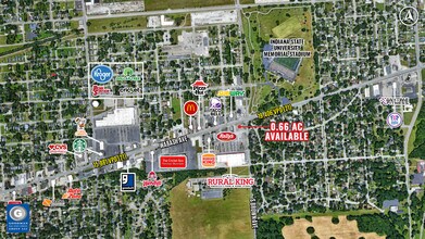 3235 Wabash Ave, Terre Haute, IN - AERIAL  map view