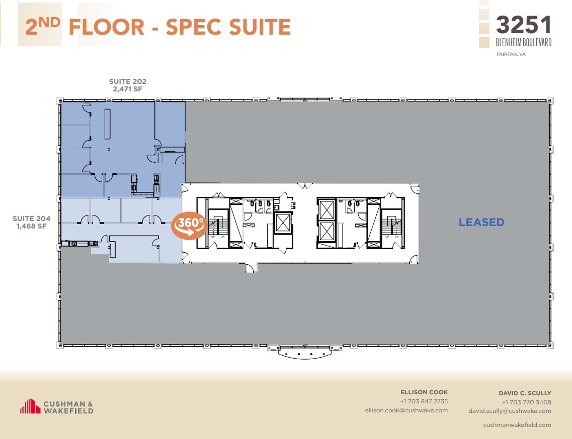 3251 Blenheim Blvd, Fairfax, VA for lease Floor Plan- Image 1 of 1