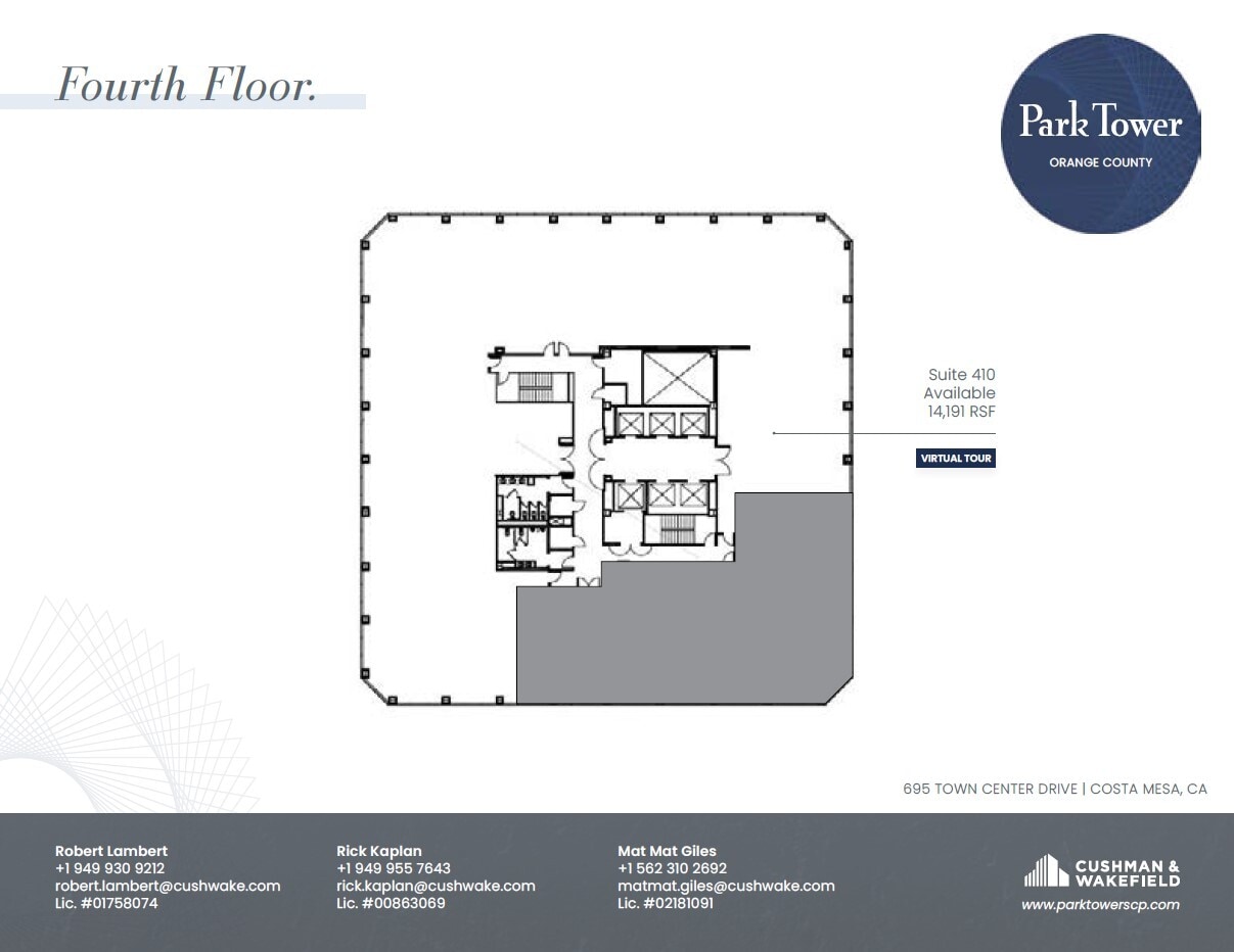 600 Anton Blvd, Costa Mesa, CA for lease Floor Plan- Image 1 of 1