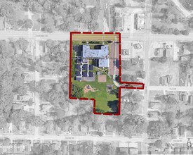 1017 Robinson St, Jackson, MS - aerial  map view