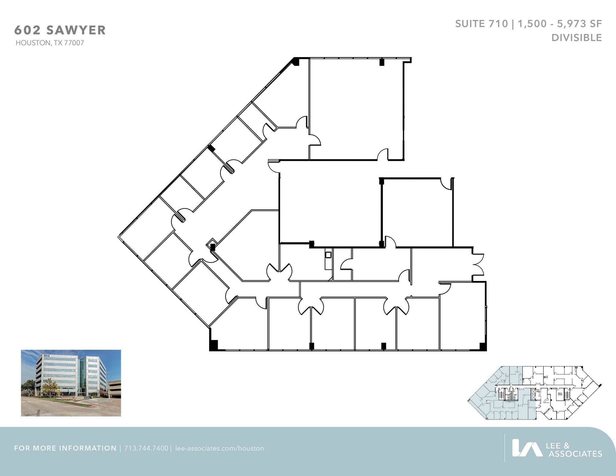 602 Sawyer St, Houston, TX for lease Floor Plan- Image 1 of 1