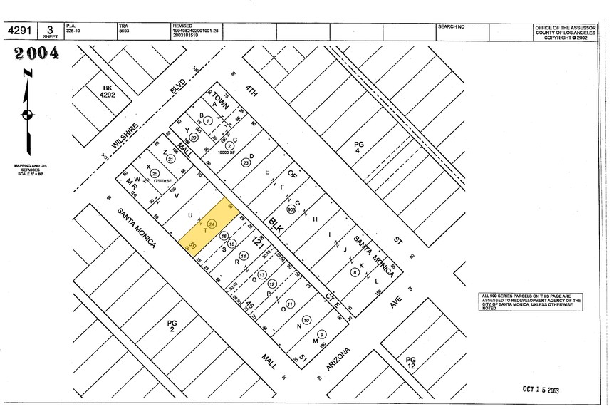 1217 3rd St, Santa Monica, CA for lease - Plat Map - Image 2 of 4