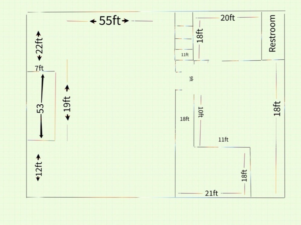 842 S 1st St, San Jose, CA for lease Floor Plan- Image 1 of 2