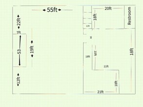 842 S 1st St, San Jose, CA for lease Floor Plan- Image 1 of 2