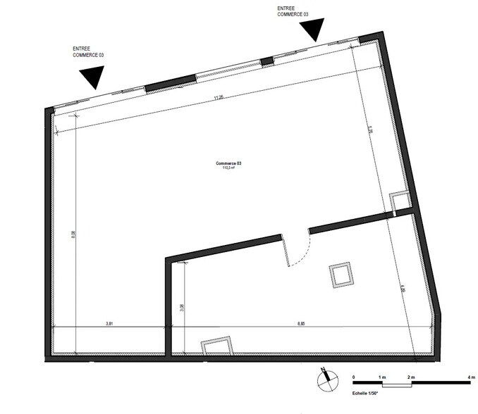 Retail in Chartres for sale - Floor Plan - Image 2 of 2