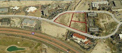 2756 Crossroads Blvd, Grand Junction, CO - aerial  map view