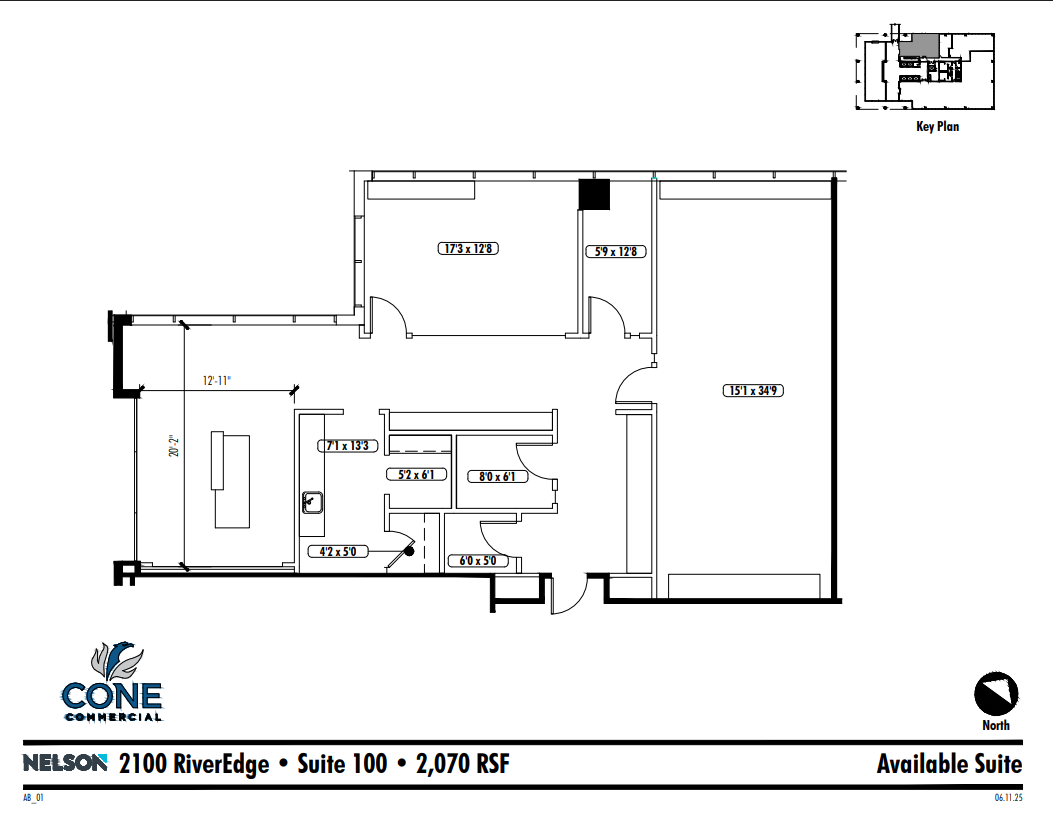 2100 Riveredge Pky NW, Atlanta, GA for lease Floor Plan- Image 1 of 1