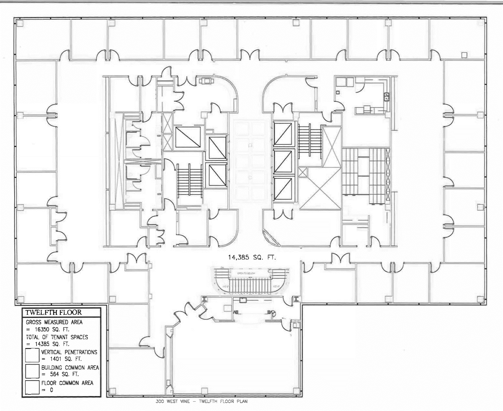 300 W Vine St, Lexington, KY for lease Floor Plan- Image 1 of 1