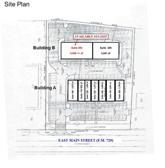 8700A Main St, Frisco, TX for lease - Site Plan - Image 2 of 4