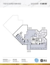 7700 Old Georgetown Rd, Bethesda, MD for lease Floor Plan- Image 2 of 2