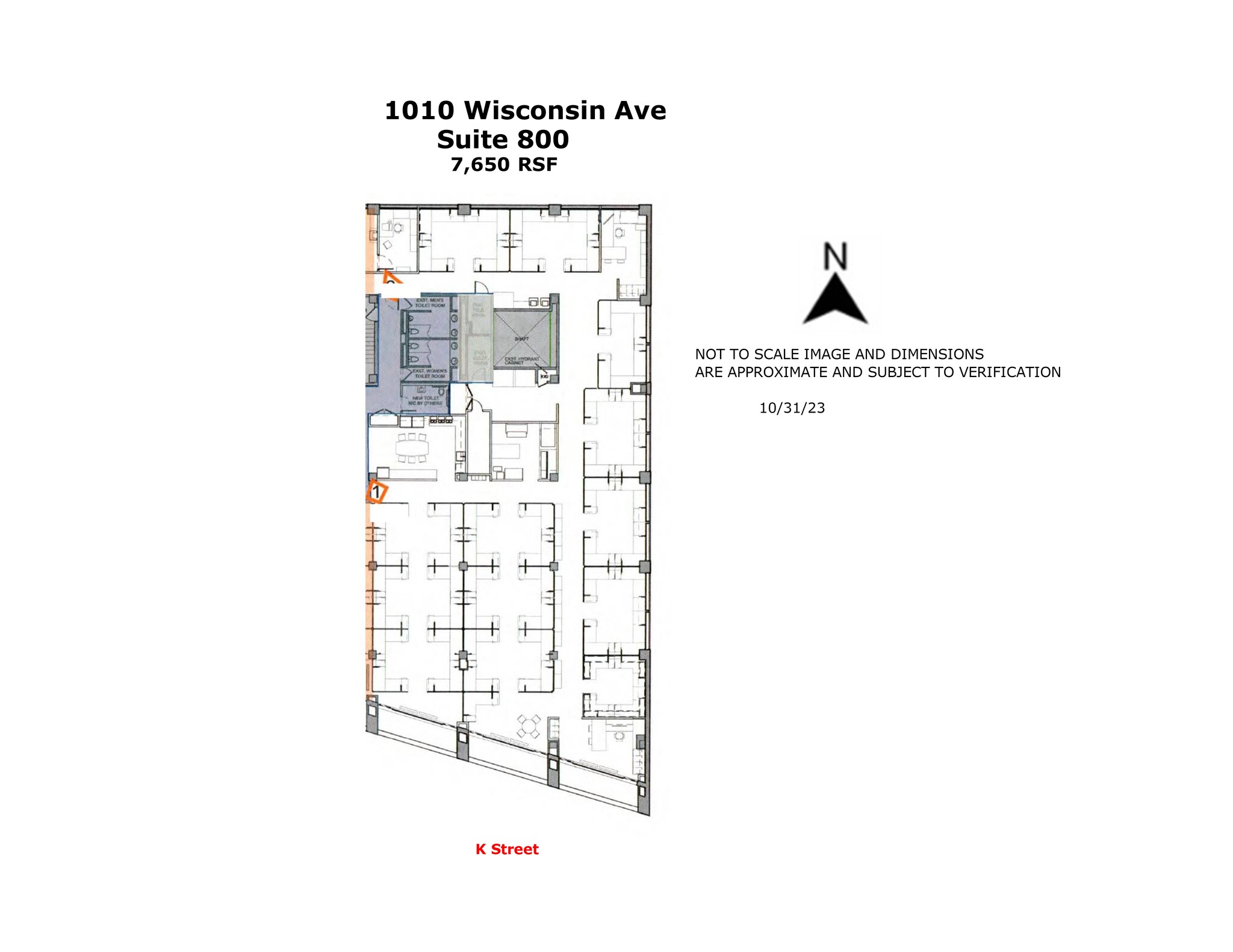 1000-1010 Wisconsin Ave NW, Washington, DC for lease Site Plan- Image 1 of 1