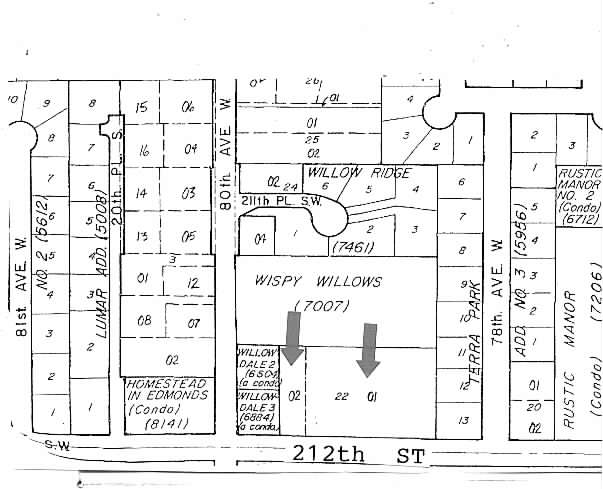 7907 212th St SW, Edmonds, WA for lease - Plat Map - Image 3 of 9