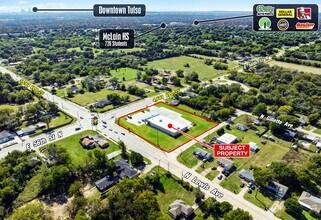 5602 N Lewis Ave, Tulsa, OK - AERIAL  map view
