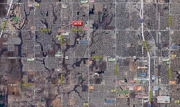 S Pennsylvania Ave & SW 117th St, Oklahoma City, OK - AERIAL  map view