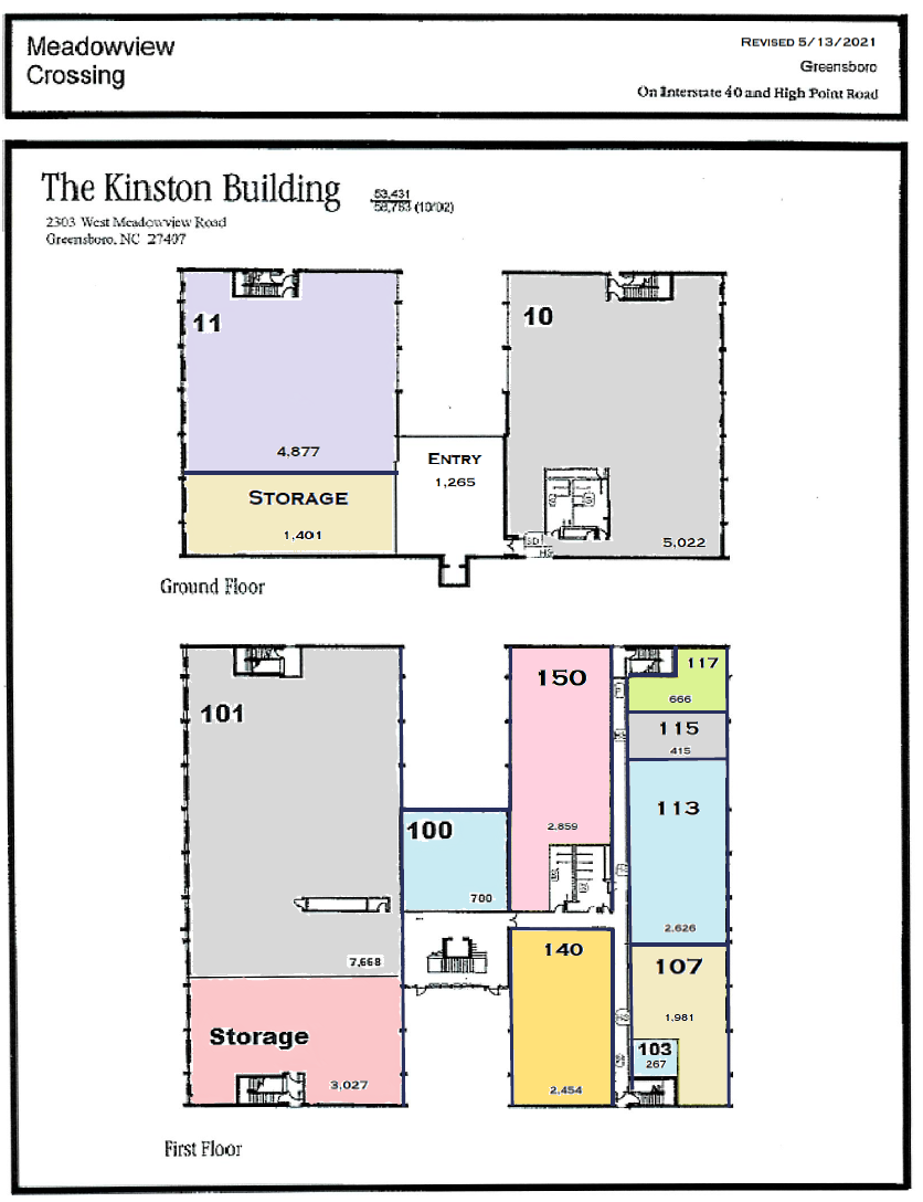 1 Centerview Dr, Greensboro, NC for lease Floor Plan- Image 1 of 2