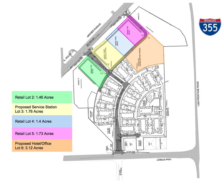 SWQ Of I-355 & Archer Ave, Lockport, IL for sale - Building Photo - Image 2 of 2