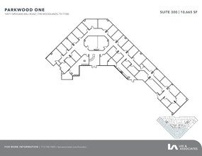 10077 Grogans Mill Rd, The Woodlands, TX for lease Floor Plan- Image 1 of 2