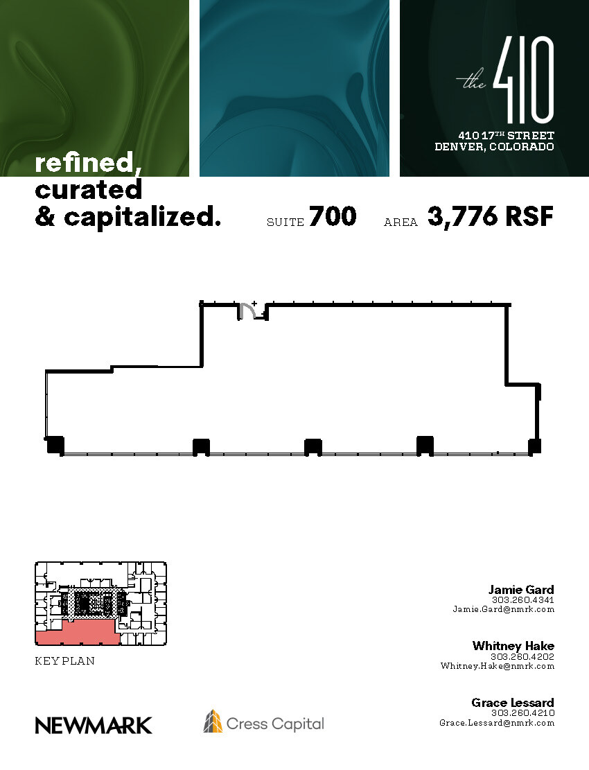 410 17th St, Denver, CO for lease Floor Plan- Image 1 of 1