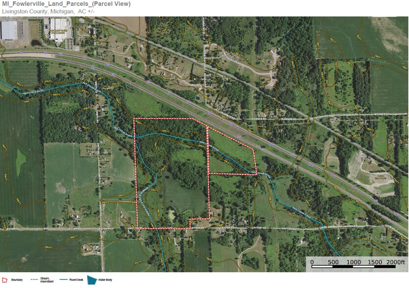 Layton Rd., Fowlerville, MI for sale - Aerial - Image 1 of 1