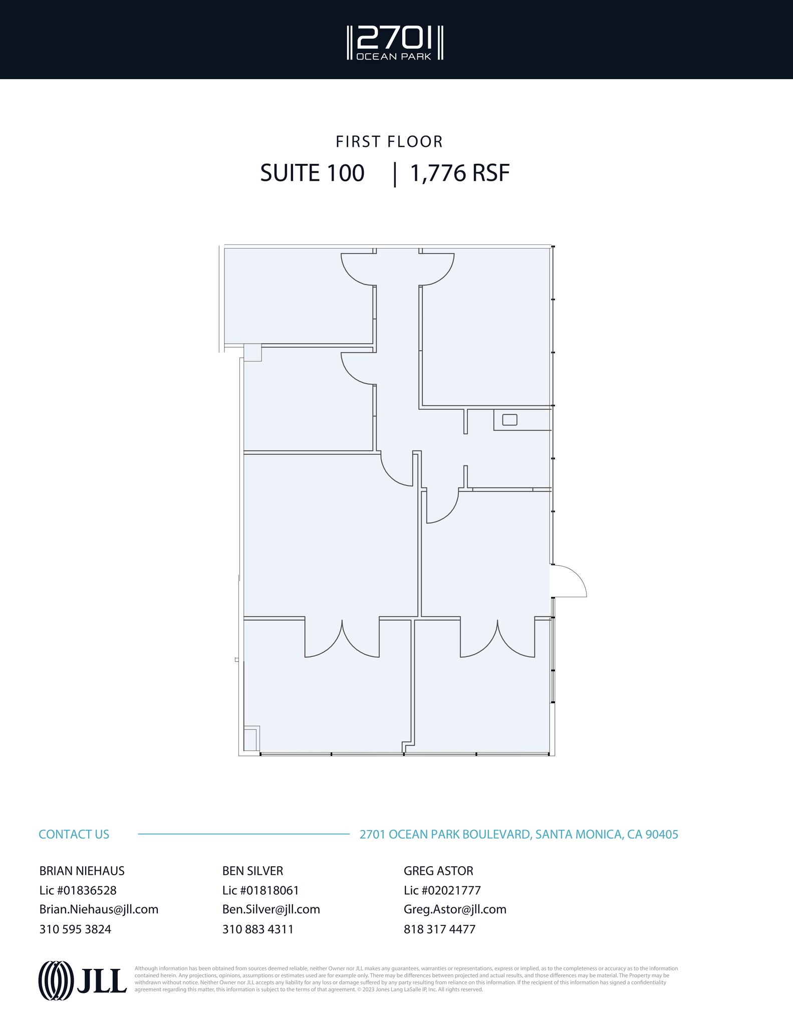 2701 Ocean Park Blvd, Santa Monica, CA for lease Site Plan- Image 1 of 1